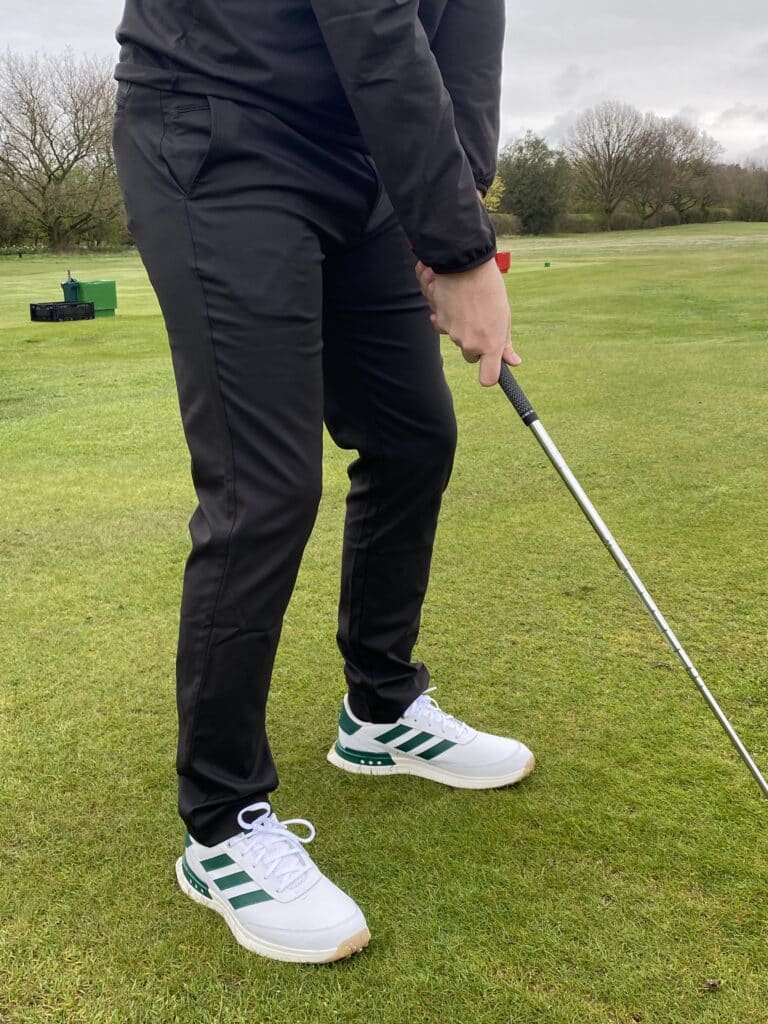 Adidas S2G Spikeless Leather 24 Golf Shoe | Source: NCG