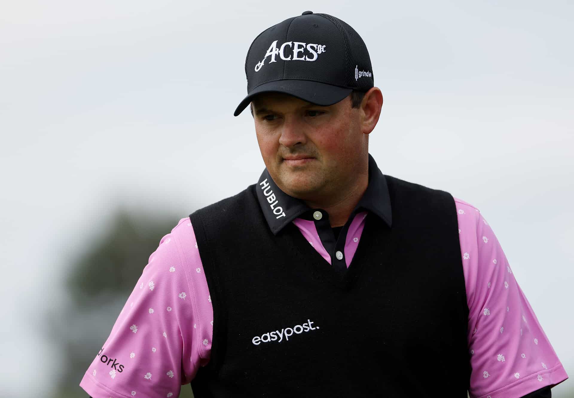 Patrick Reed in 4Aces attire, his former LIV Golf team