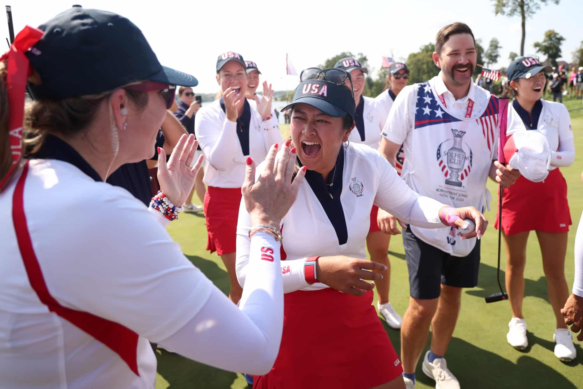 US Solheim Cup team in 2024 | Source: Getty Images