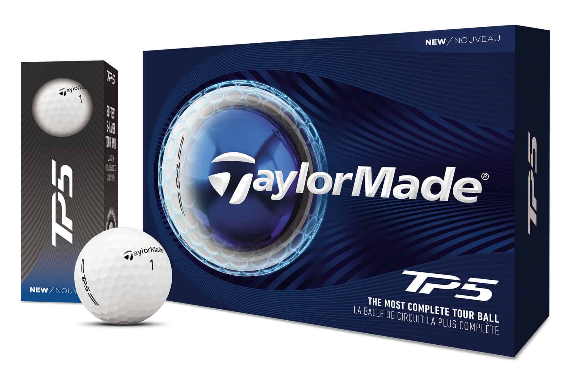 TaylorMade TP5 and TP5x 2026 golf balls