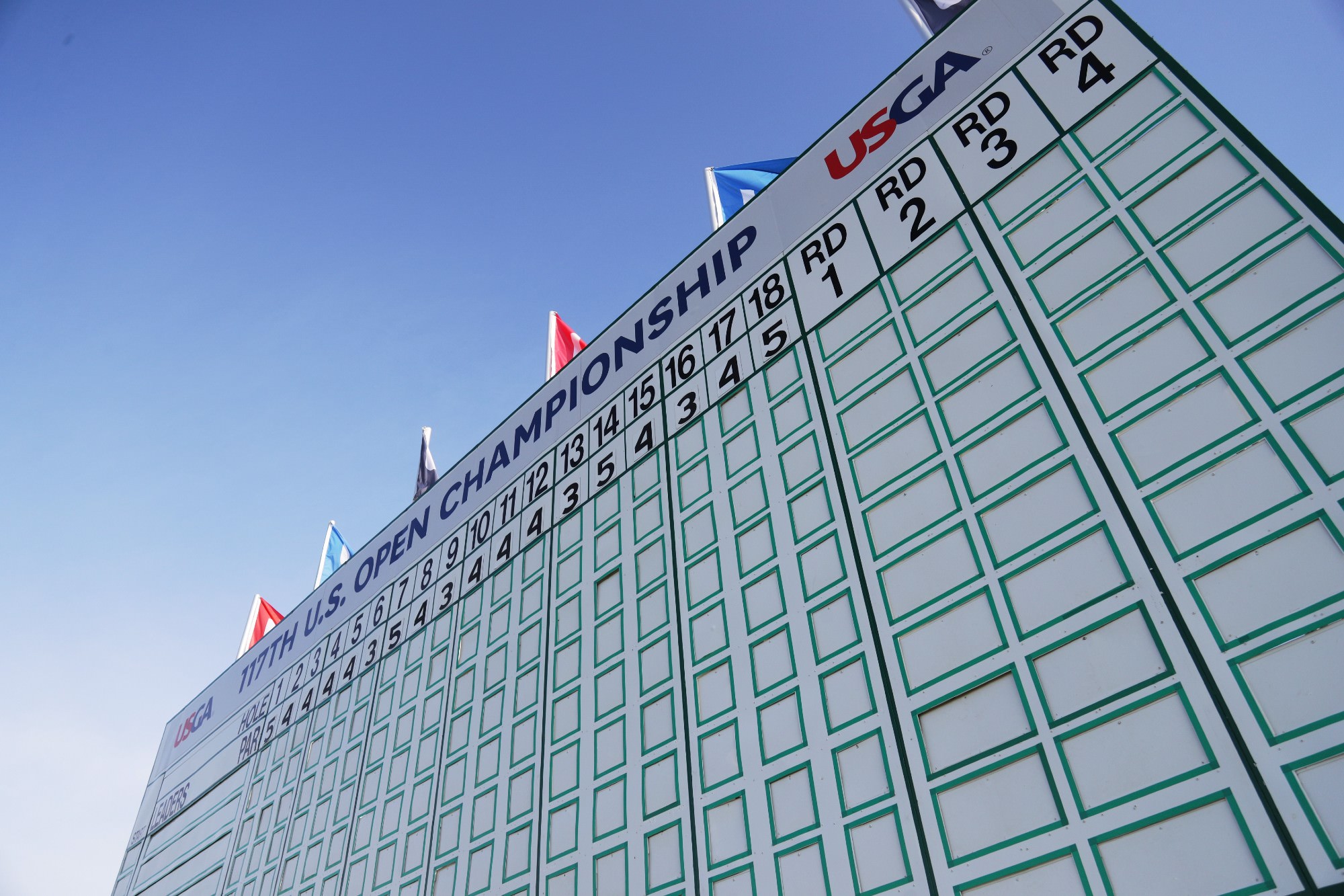 US Open leaderboard
