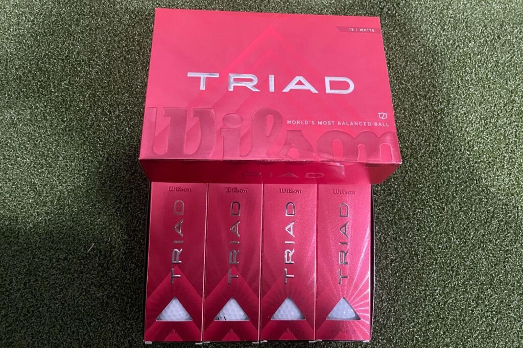 Wilson Triad Golf Balls | Source: NCG