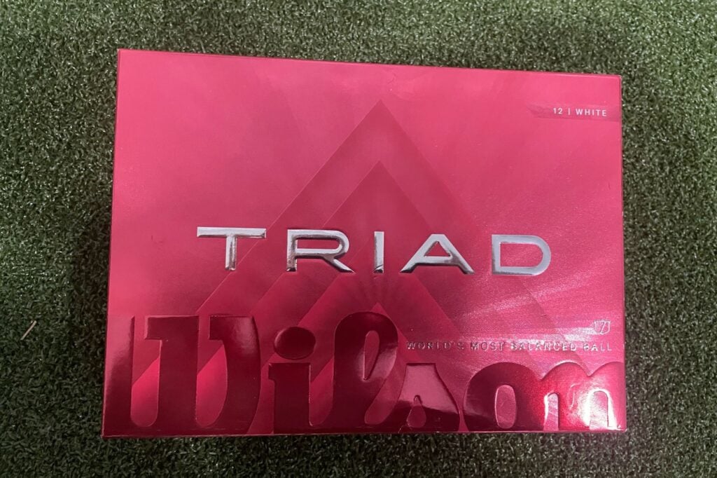 Wilson Triad golf balls | Source: NCG